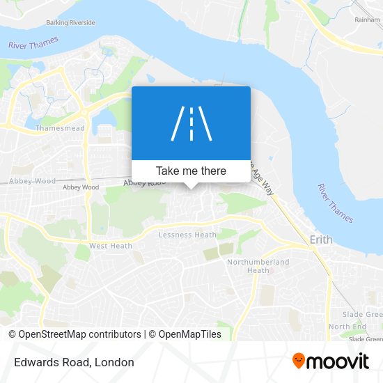 Edwards Road map