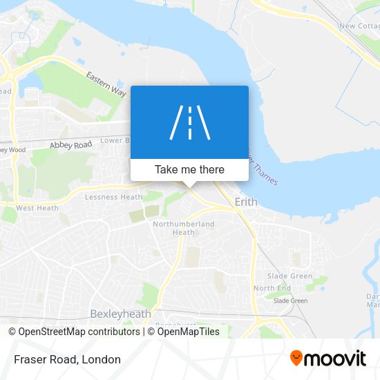 Fraser Road map