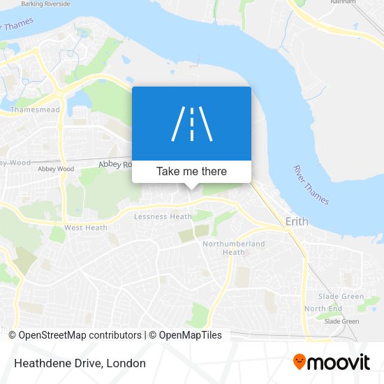 Heathdene Drive map