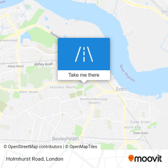 Holmhurst Road map