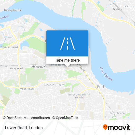 Lower Road map