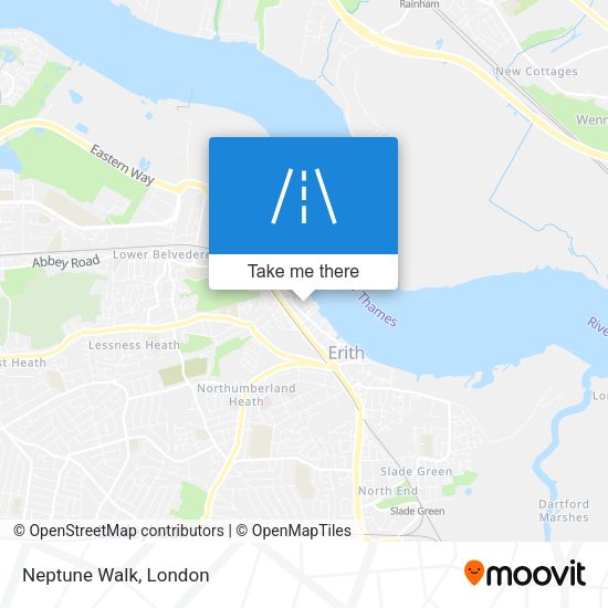 Neptune Walk map
