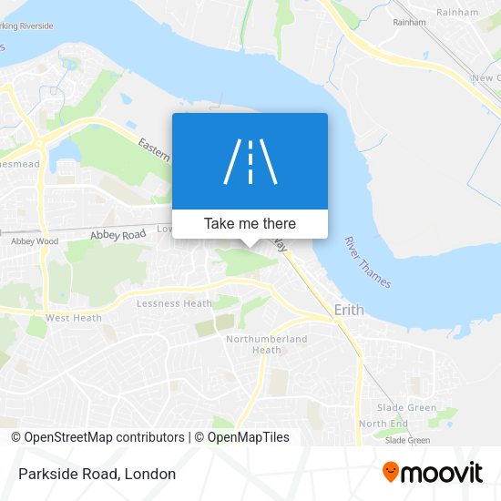 Parkside Road map