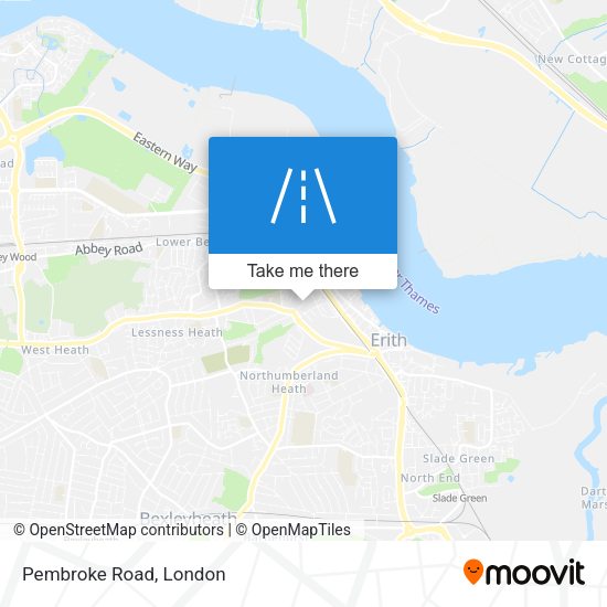 Pembroke Road map