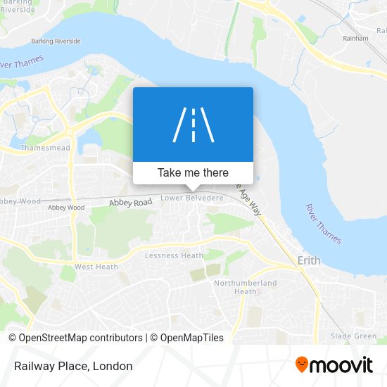 Railway Place map
