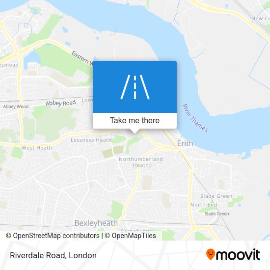 Riverdale Road map