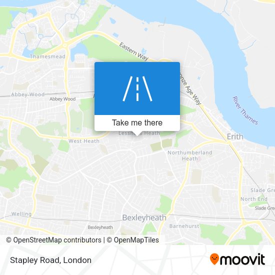 Stapley Road map