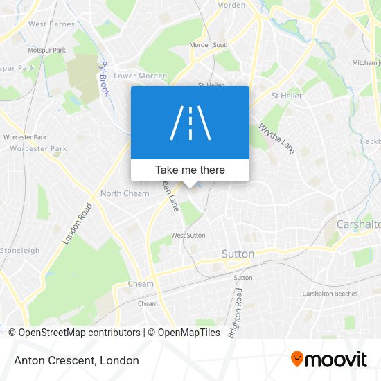 Anton Crescent map