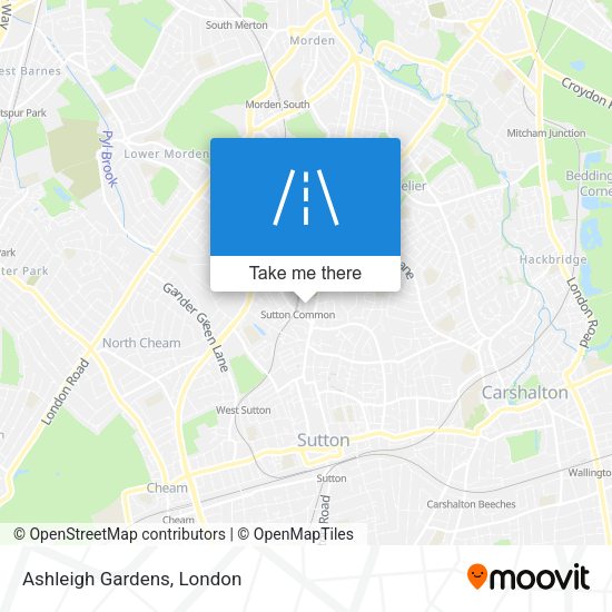 Ashleigh Gardens map