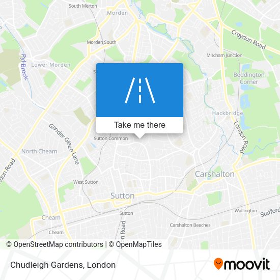 Chudleigh Gardens map