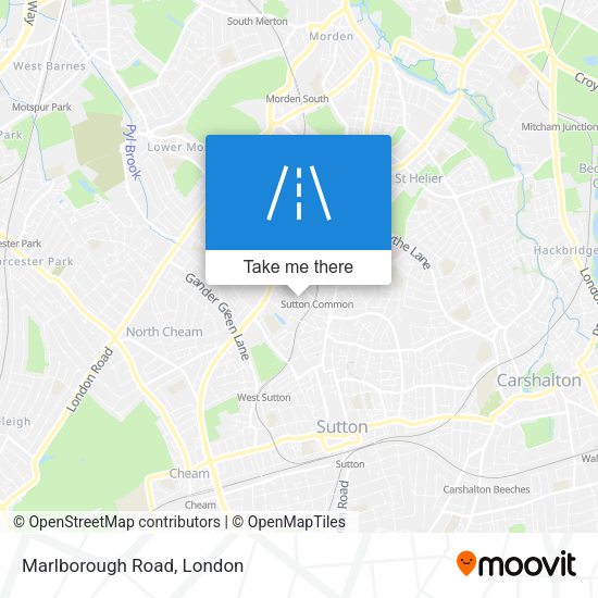 Marlborough Road map