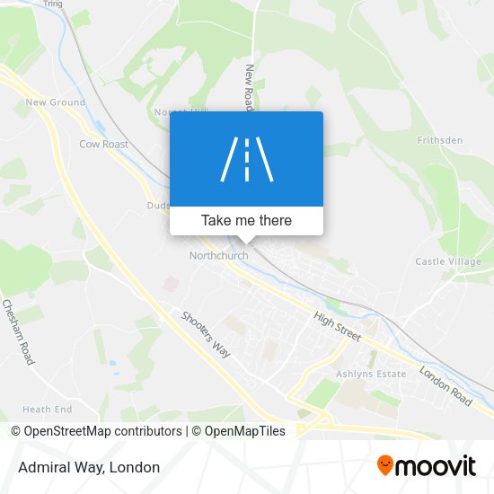 Admiral Way map