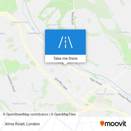 Alma Road map