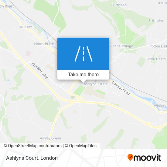 Ashlyns Court map