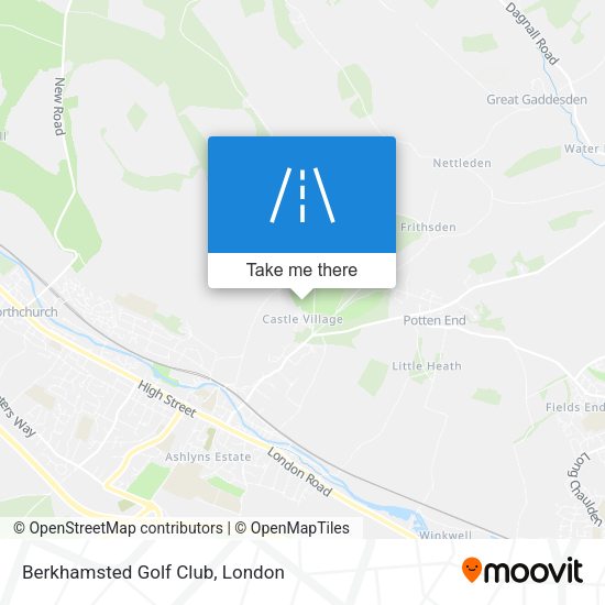 Berkhamsted Golf Club map