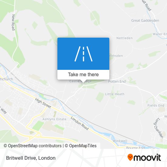 Britwell Drive map