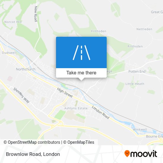 Brownlow Road map
