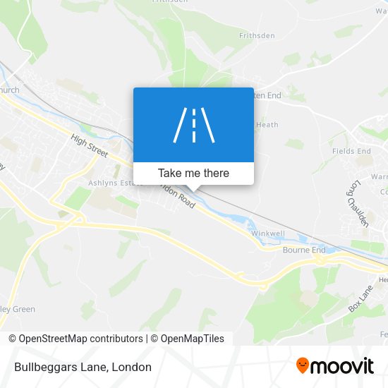 Bullbeggars Lane map