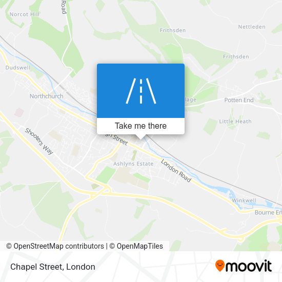 Chapel Street map