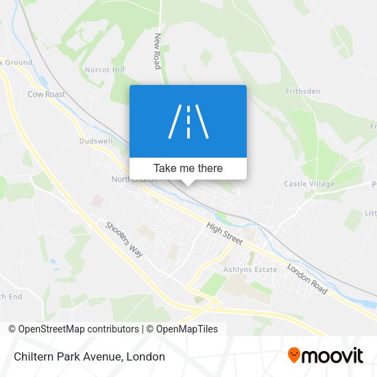 Chiltern Park Avenue map