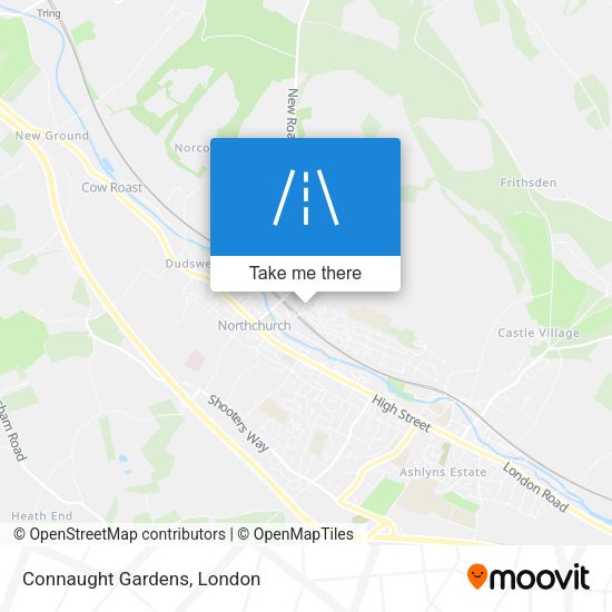 Connaught Gardens map