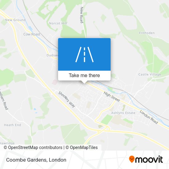 Coombe Gardens map