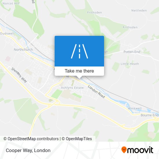 Cooper Way map