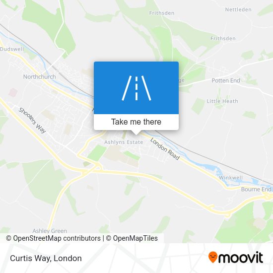Curtis Way map
