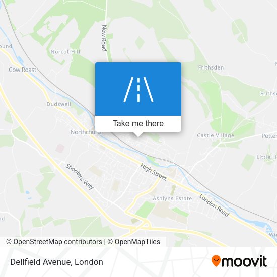 Dellfield Avenue map