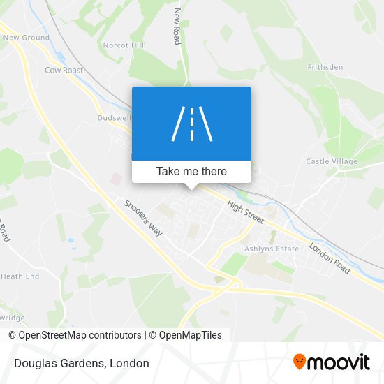 Douglas Gardens map