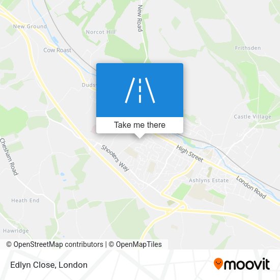 Edlyn Close map