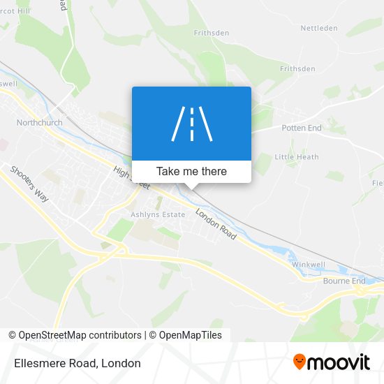 Ellesmere Road map