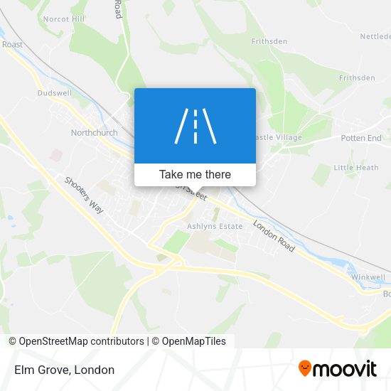 Elm Grove map