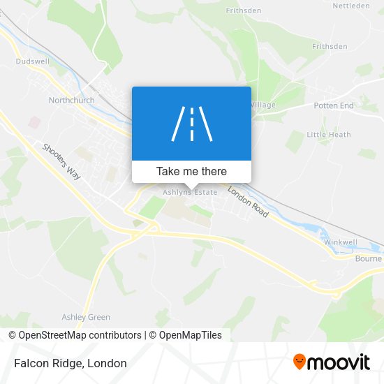 Falcon Ridge map