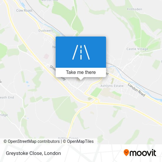Greystoke Close map