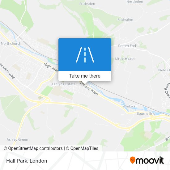 Hall Park map