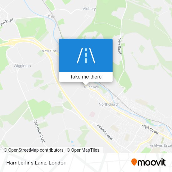 Hamberlins Lane map