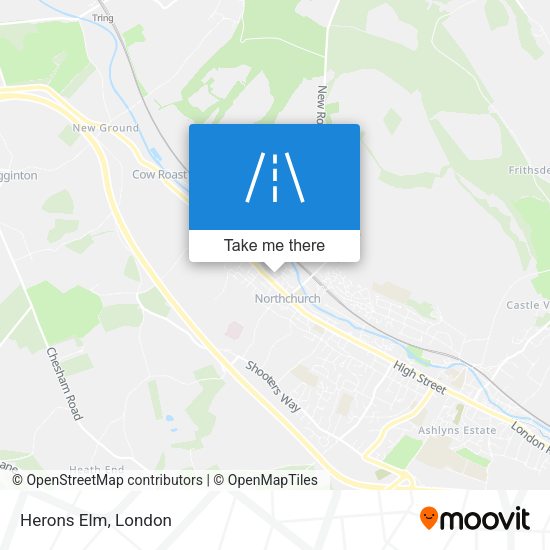 Herons Elm map