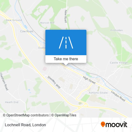 Lochnell Road map
