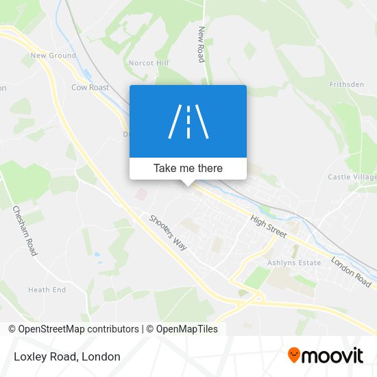 Loxley Road map