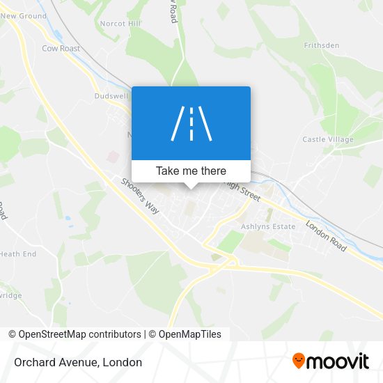 Orchard Avenue map