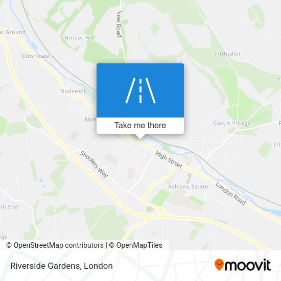 Riverside Gardens map