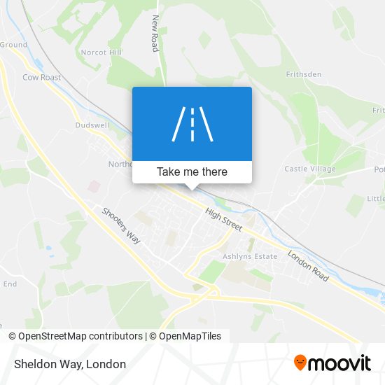 Sheldon Way map