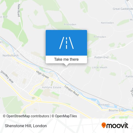 Shenstone Hill map