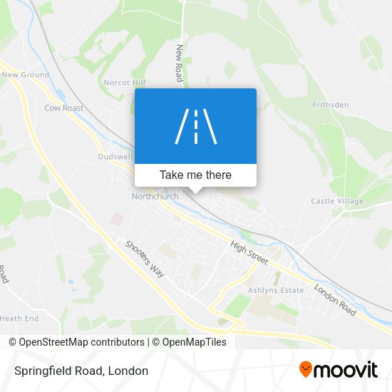 Springfield Road map