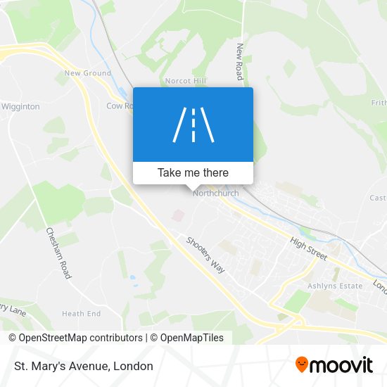 St. Mary's Avenue map