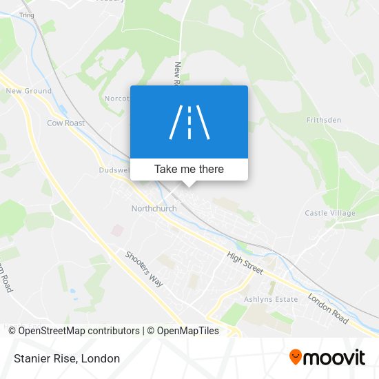 Stanier Rise map