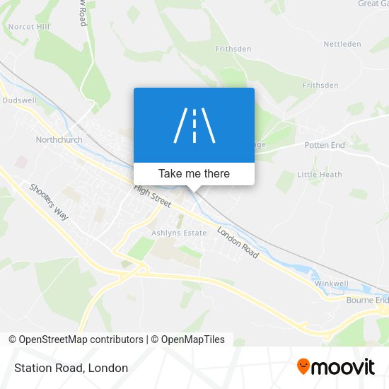 Station Road map