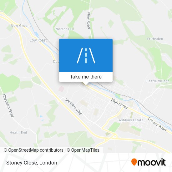 Stoney Close map