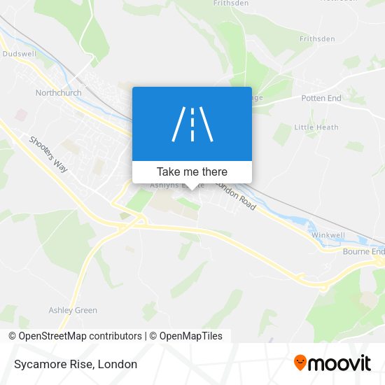 Sycamore Rise map